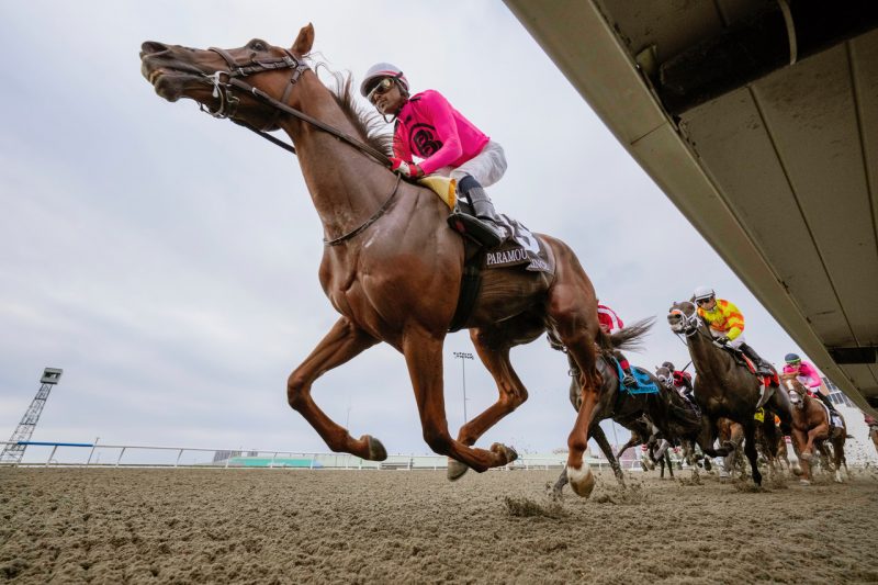 Paramount Prince and jockey Patrick Husbands winning The 164th King's Plate at Woodbine (Michael Burns Photo)