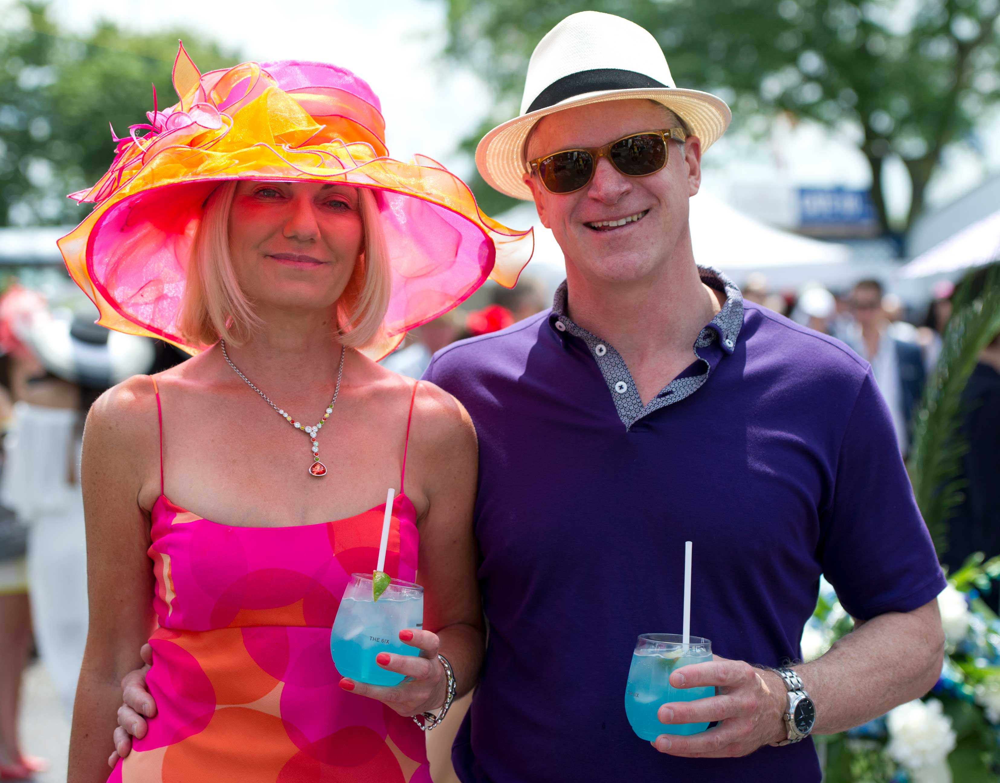Bold colors at the King's Plate