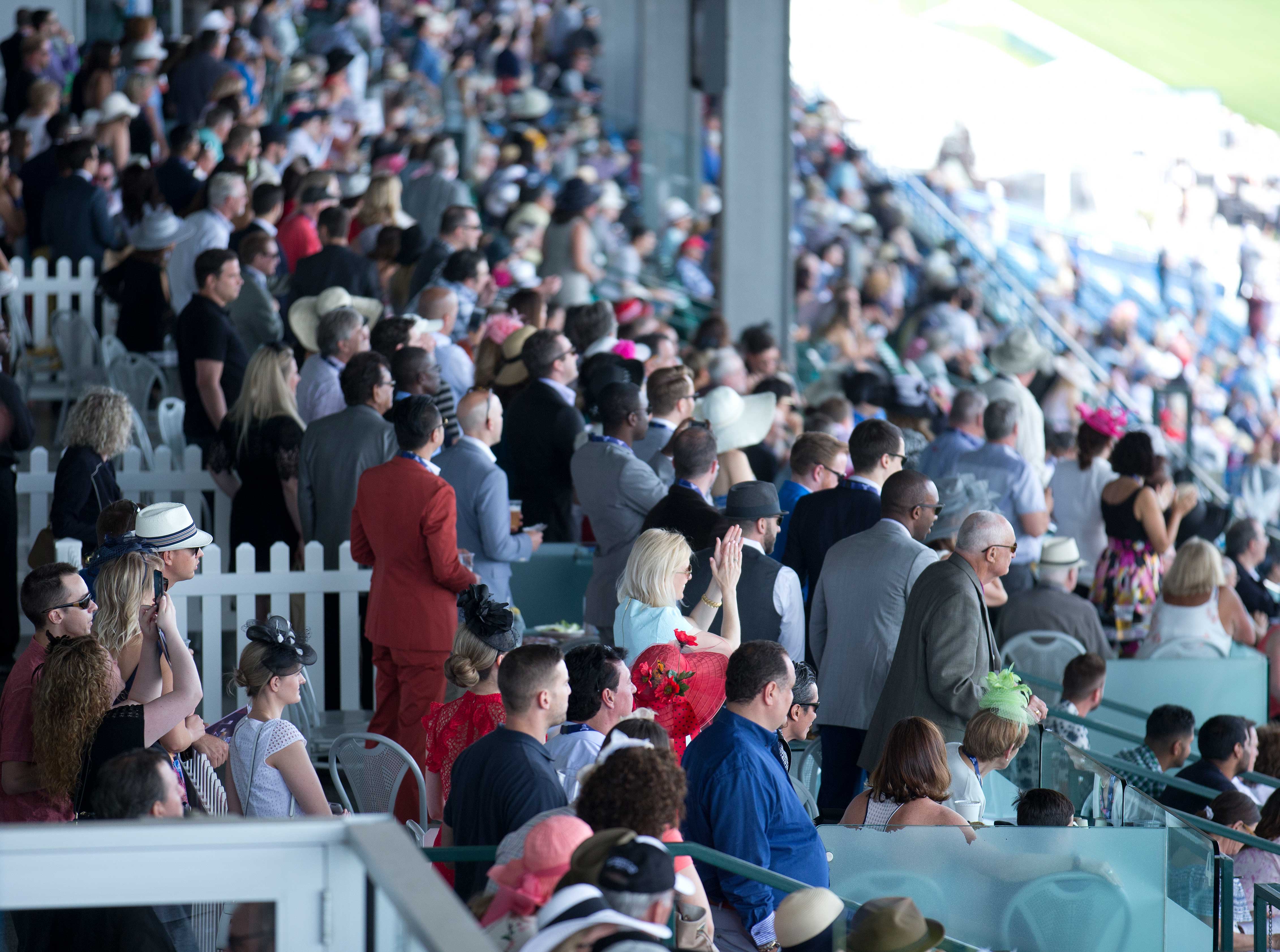 Grandstand at the Woodbine Racetrack