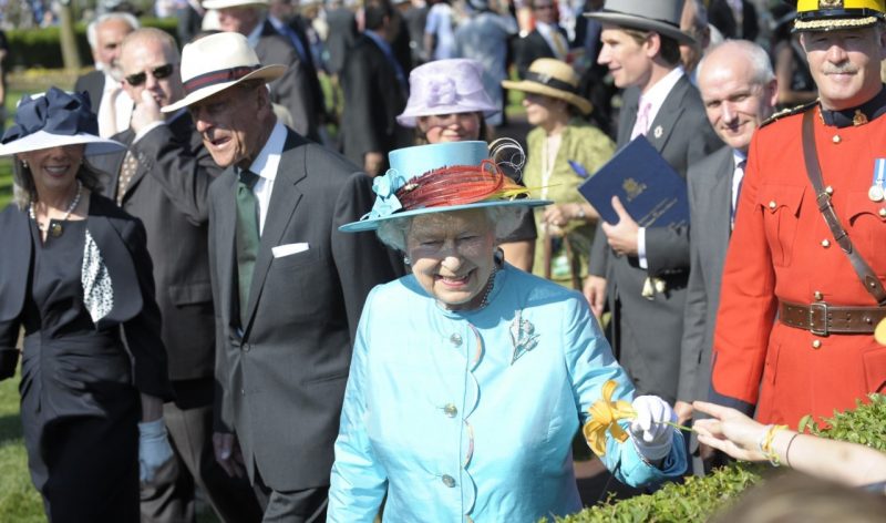 Her Majesty, Queen Elizabeth II at Woodbine Racetrack for the 151st running of The Queen's Plate in 2010. (Michael Burns Photo)