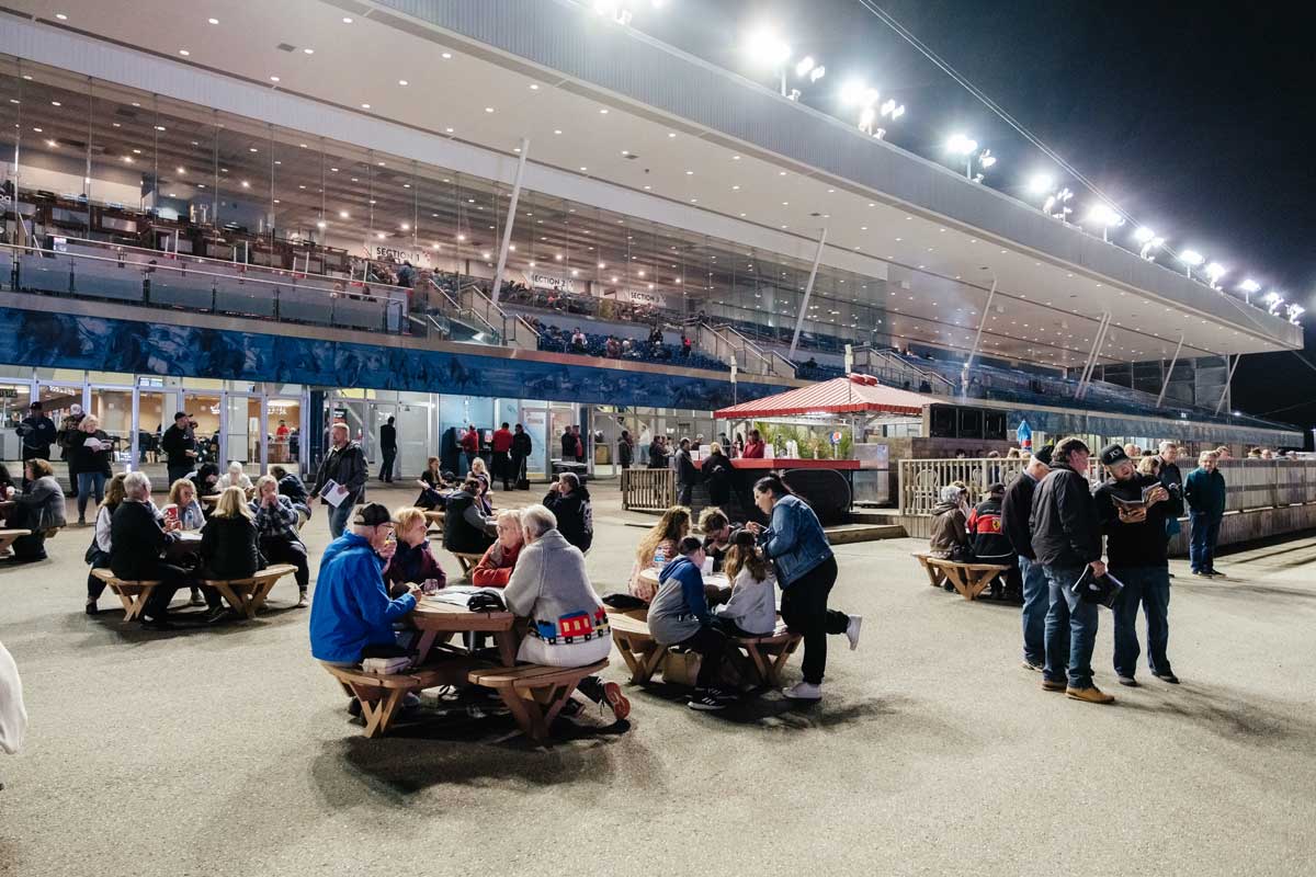 Diners at Mohawk Million at Woodbine Mohawk Park