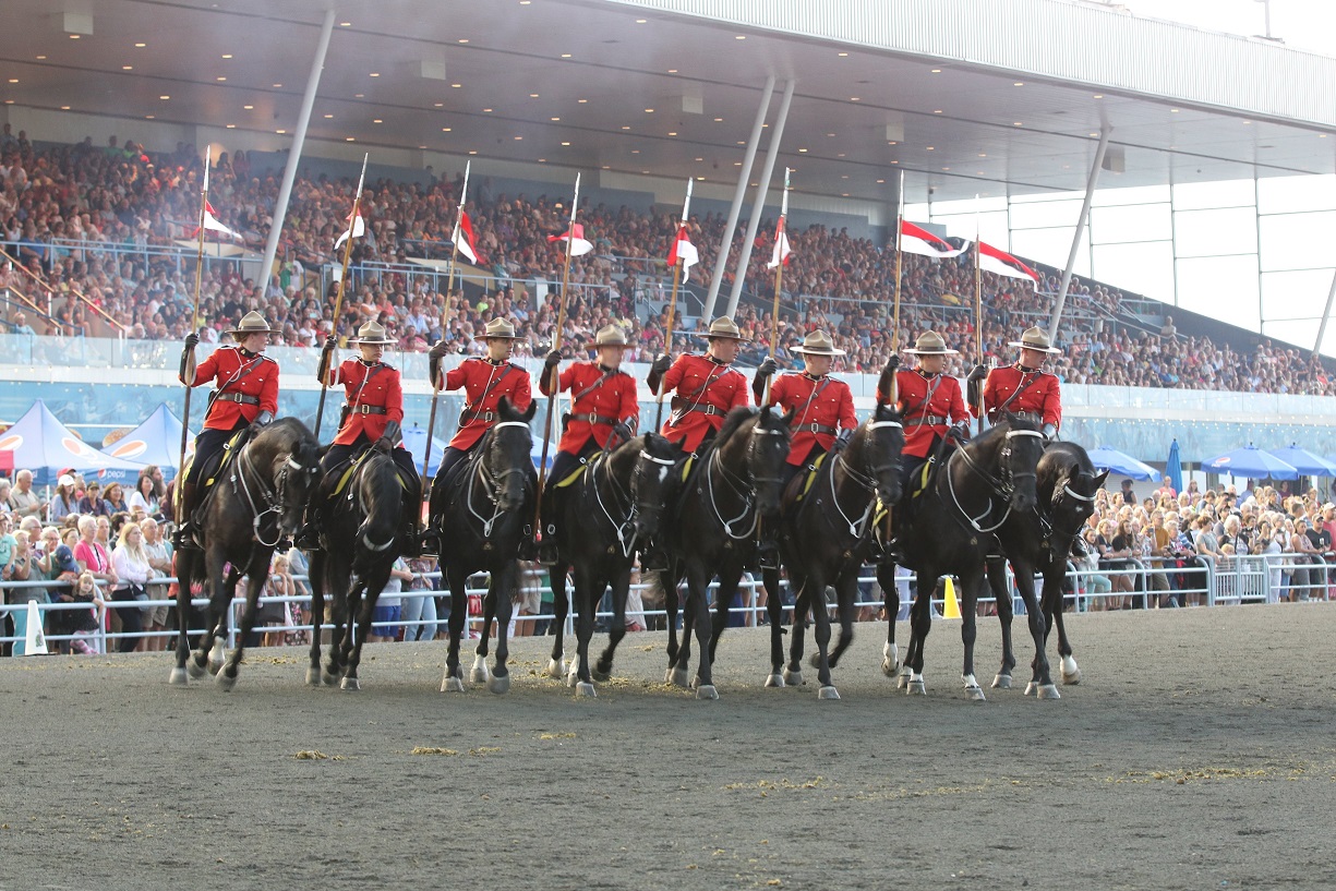 RCMP Musical Ride At Woodbine Mohawk Park