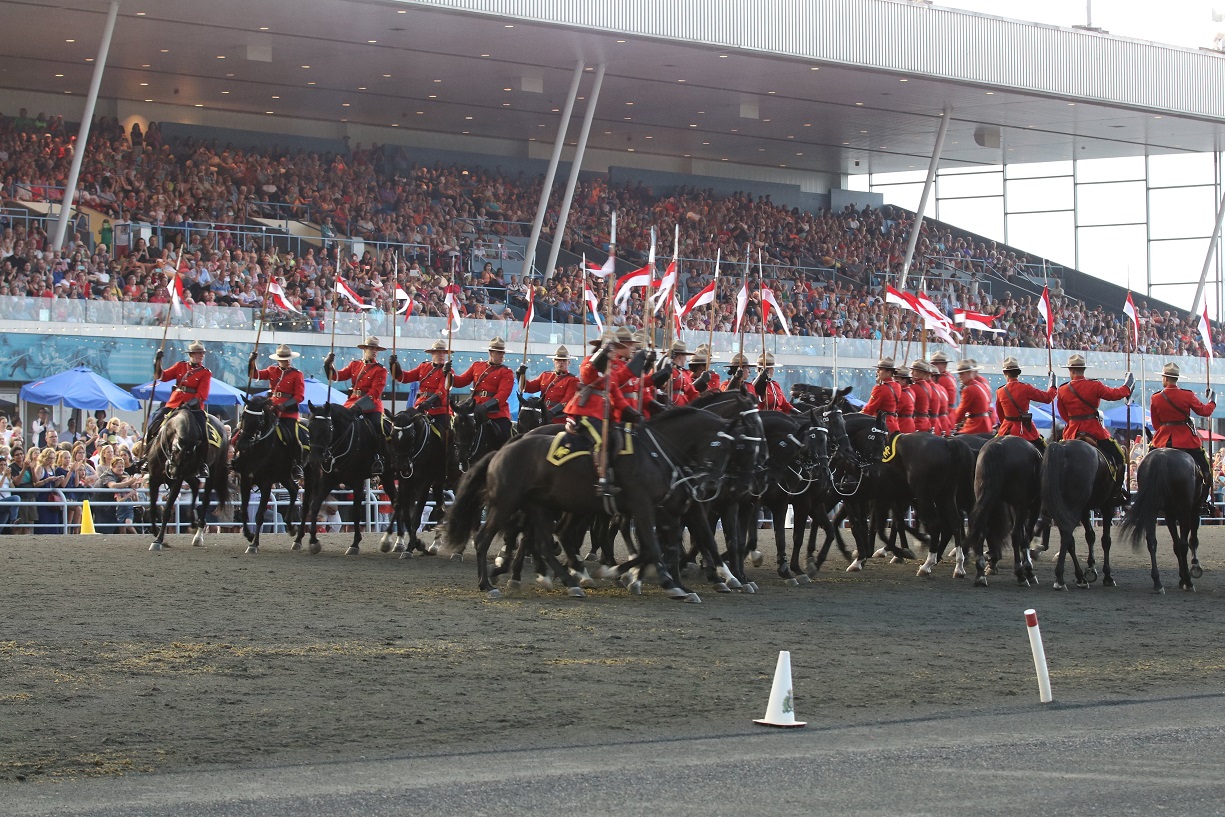 RCMP Musical Ride At Woodbine Mohawk Park