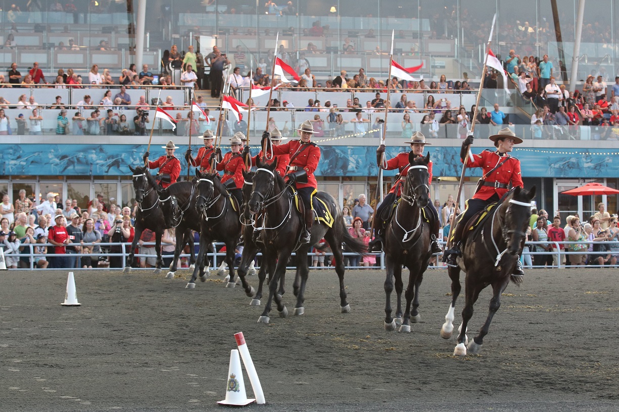 RCMP Musical Ride At Woodbine Mohawk Park