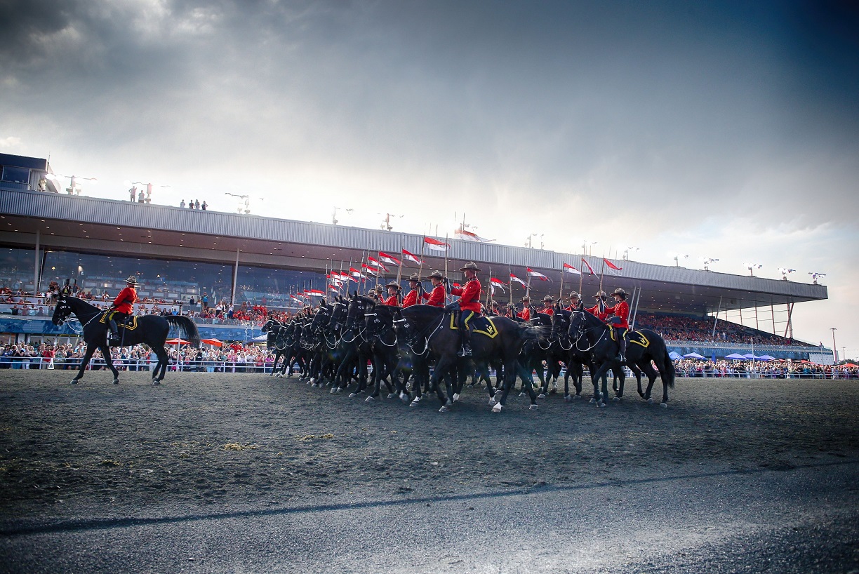 RCMP Musical Ride At Woodbine Mohawk Park