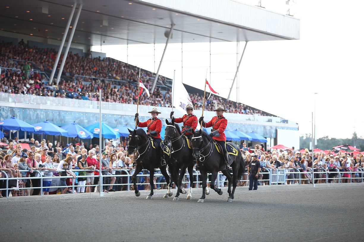 RCMP Musical Ride At Woodbine Mohawk Park
