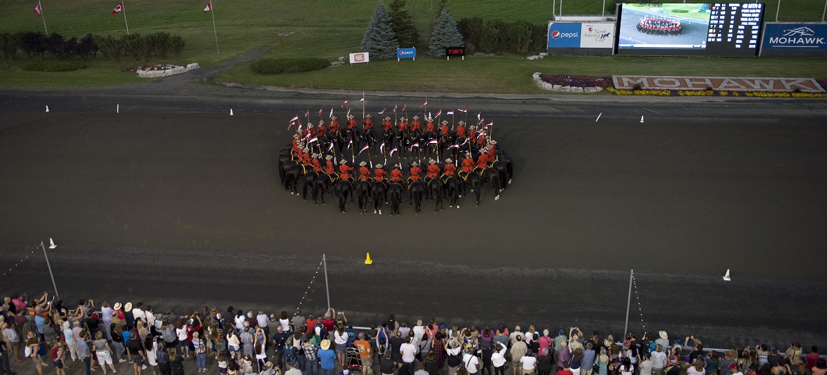 RCMP Musical Ride At Woodbine Mohawk Park