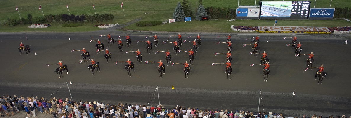 RCMP Musical Ride At Woodbine Mohawk Park