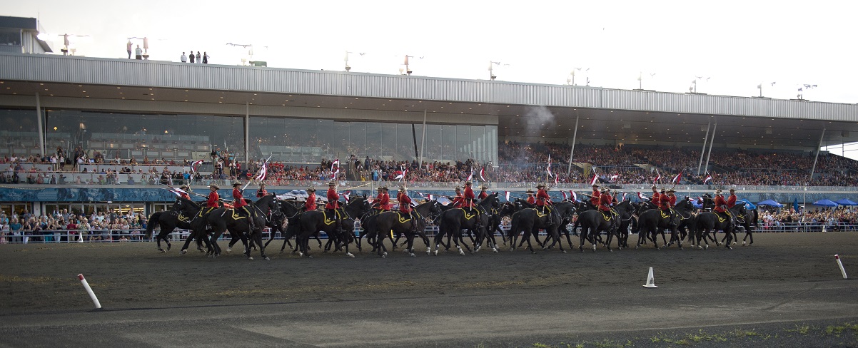 RCMP Musical Ride At Woodbine Mohawk Park