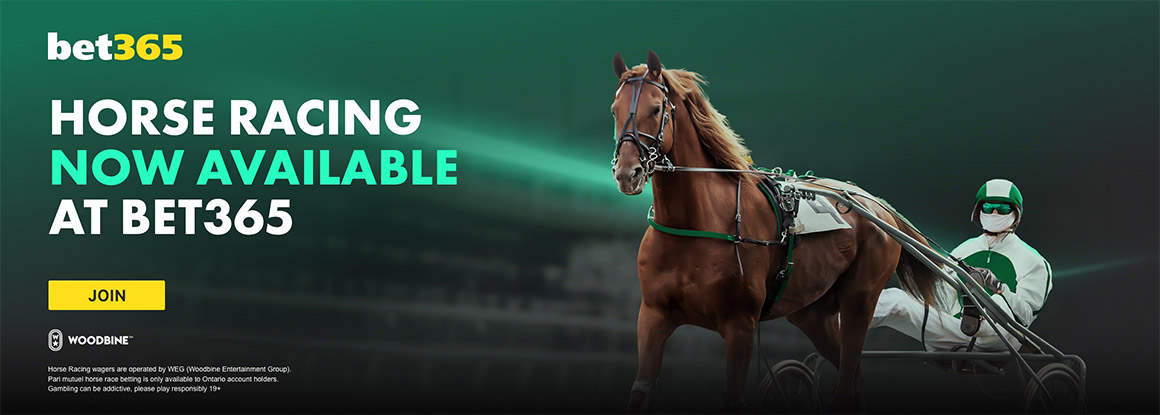 bet365 official betting partner of Woodbine Mohawk Park